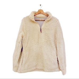 NWOT. Weatherproof Vintage Cream Sherpa Size Small